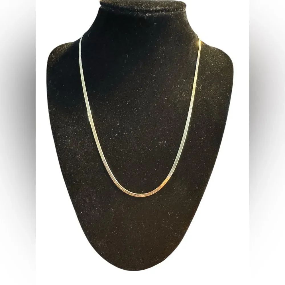 Giani Bernini herringbone sterling silver 18”Necklace